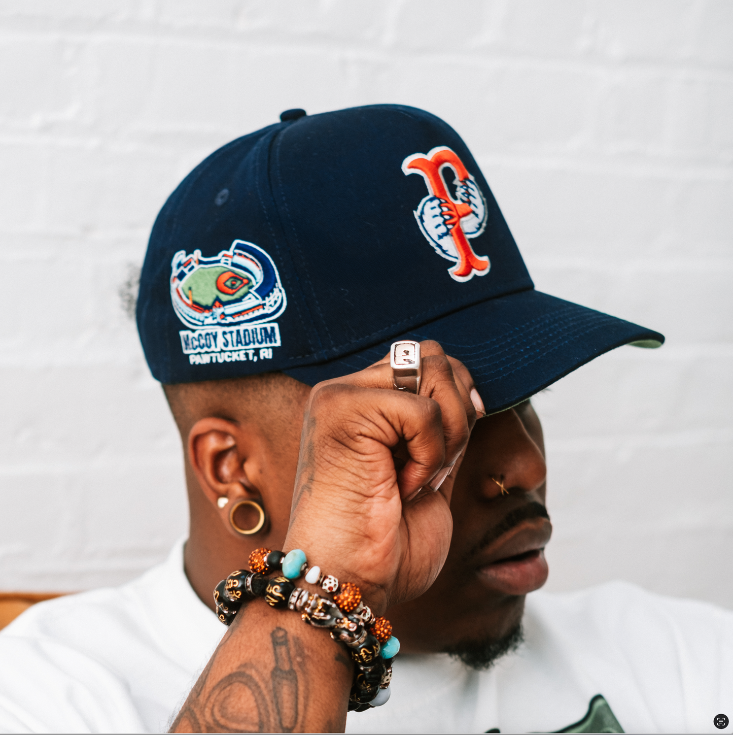 Aone Paw Sox reimagined snapback (navy) PRE ORDER